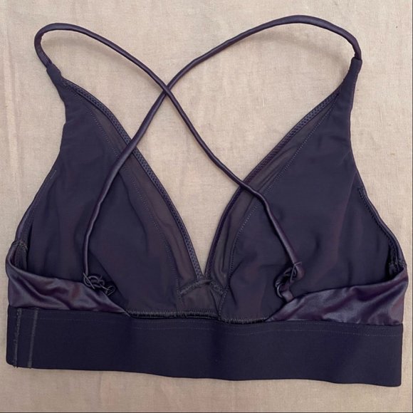 Victoria's Secret Purple Triangle Sports Bra - XS - Picture 2 of 2